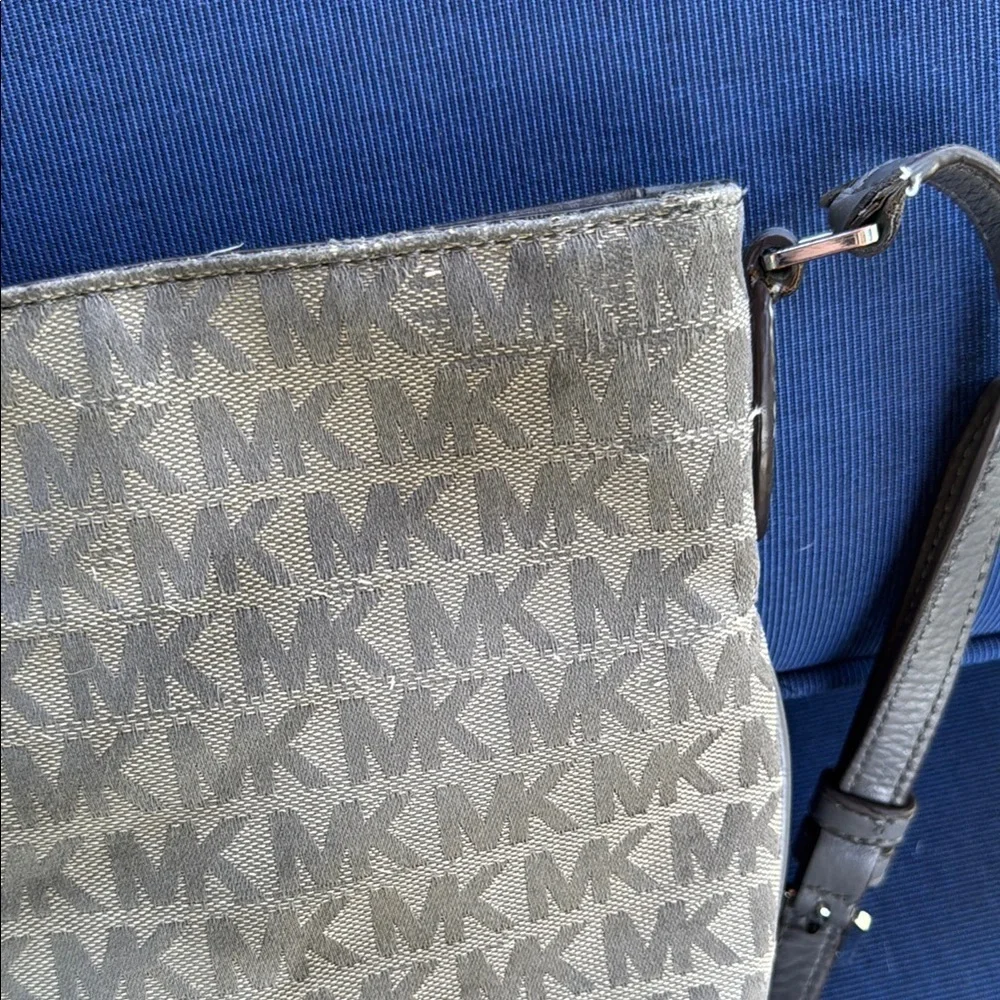 Michael Kors Brown and Black Crossbody Bag with Signature Style